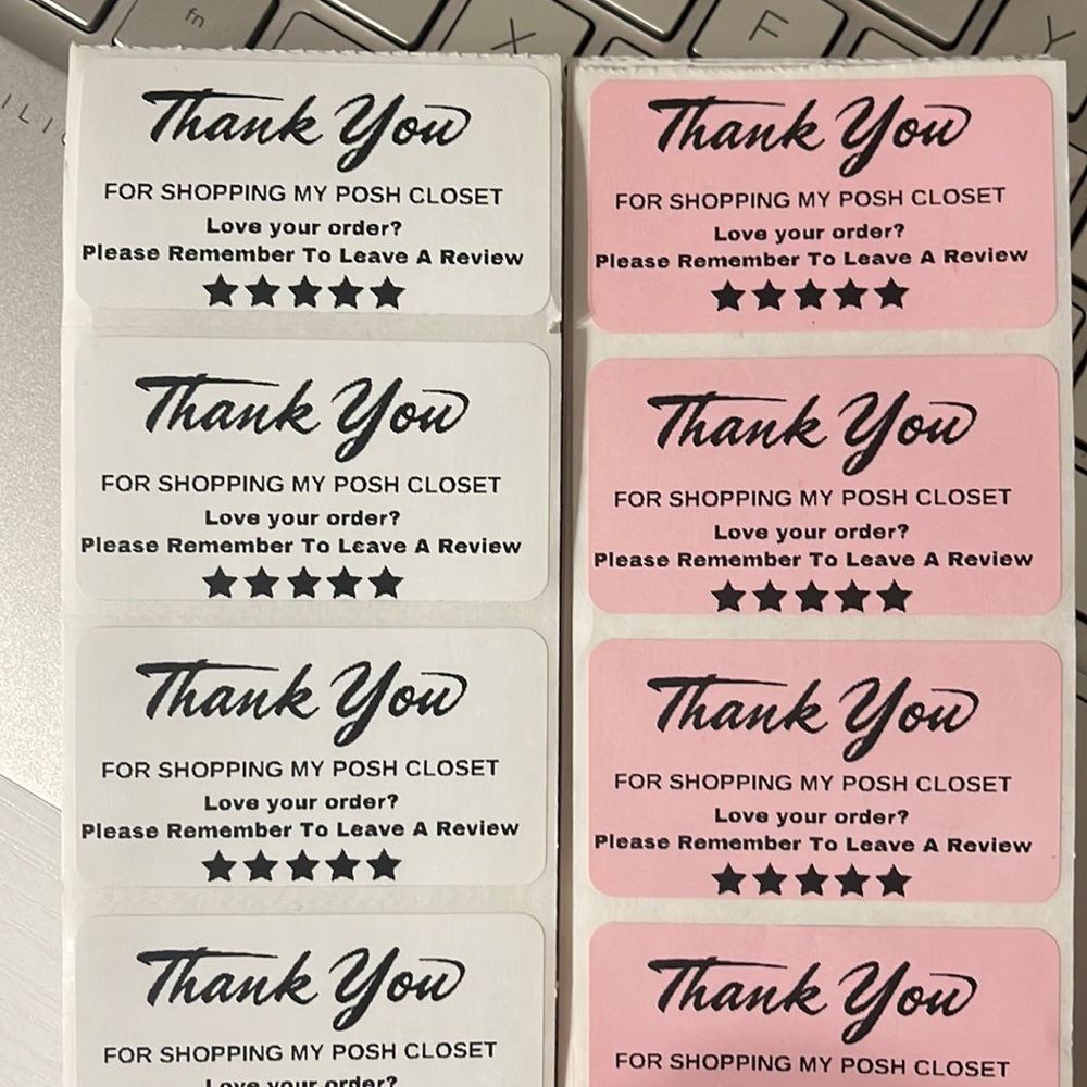 Thank You stickers